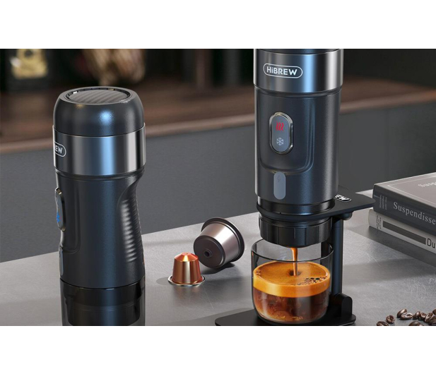HiBrew Przenośny ekspres do kawy 3w1 z etui 80W H4A-premium - 1120766 - zdjęcie 6